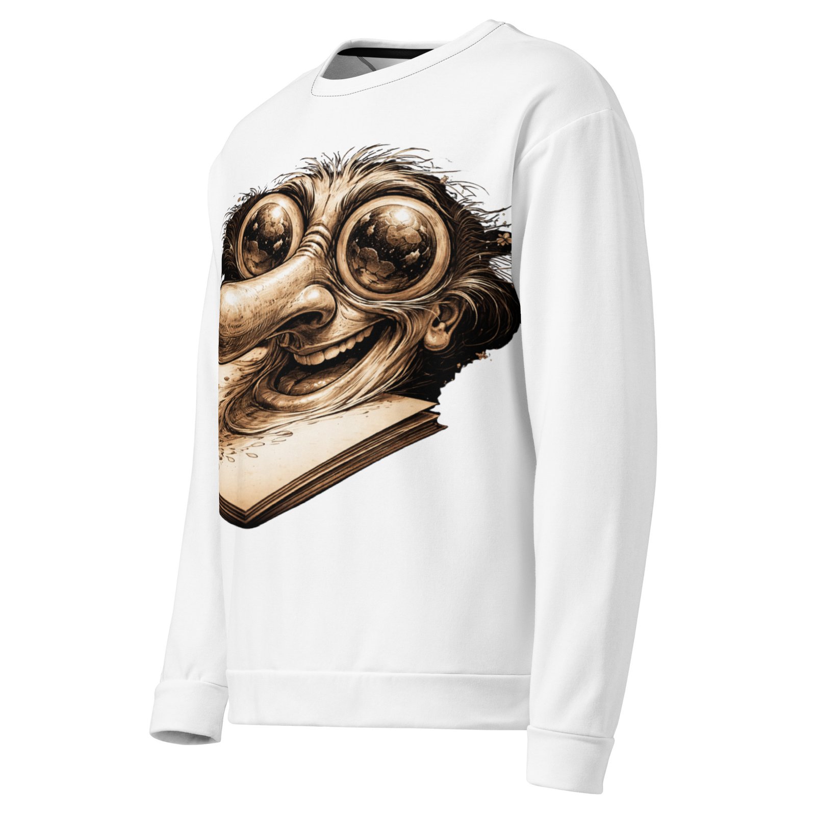 Męska bluza z motywem surrealistycznego szkicownika – bluza męska z artystyczną grafiką| Zarn.pl Męska bluza z motywem surrealistycznego szkicownika – bluza męska z artystyczną grafiką - obrazek 4