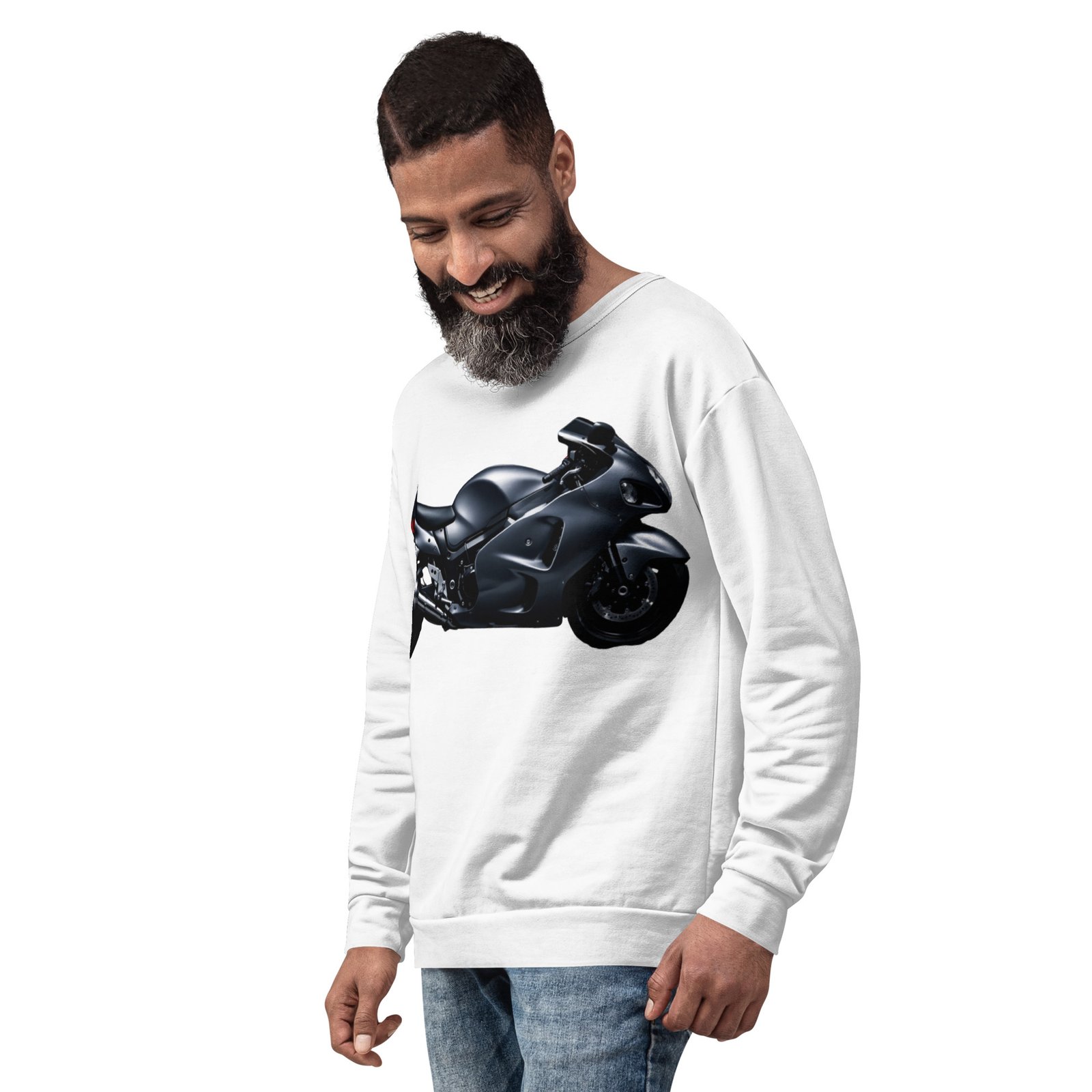 Męska bluza z grafiką czarnego motocykla sportowego – motocyklowy styl Auto-Moto| Zarn.pl Męska bluza z grafiką czarnego motocykla sportowego – motocyklowy styl Auto-Moto - obrazek 8