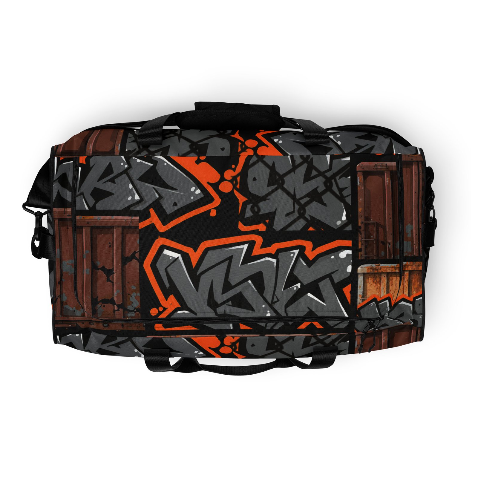 Torba podróżna z grafiką miejskiego graffiti| Zarn.pl Torba podróżna z grafiką miejskiego graffiti - obrazek 6