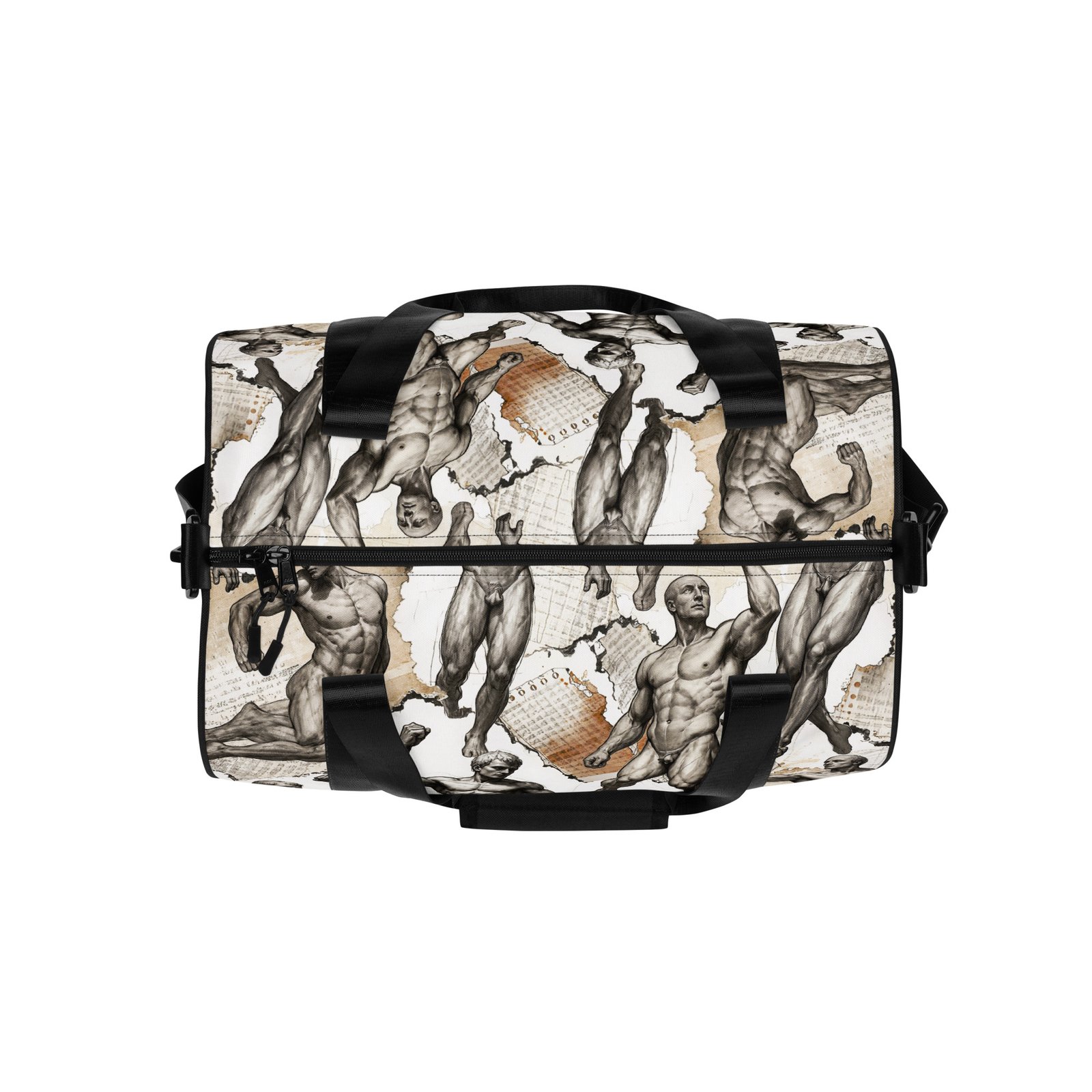 Torba sportowa z grafiką inspirowaną klasyczną rzeźbą antyczną| Zarn.pl Torba sportowa z grafiką inspirowaną klasyczną rzeźbą antyczną - obrazek 4