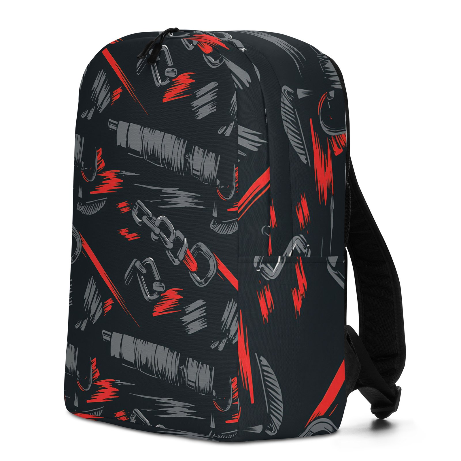 Plecak outdoor z motywem sprzętu wspinaczkowego| Zarn.pl Plecak outdoor z motywem sprzętu wspinaczkowego - obrazek 4