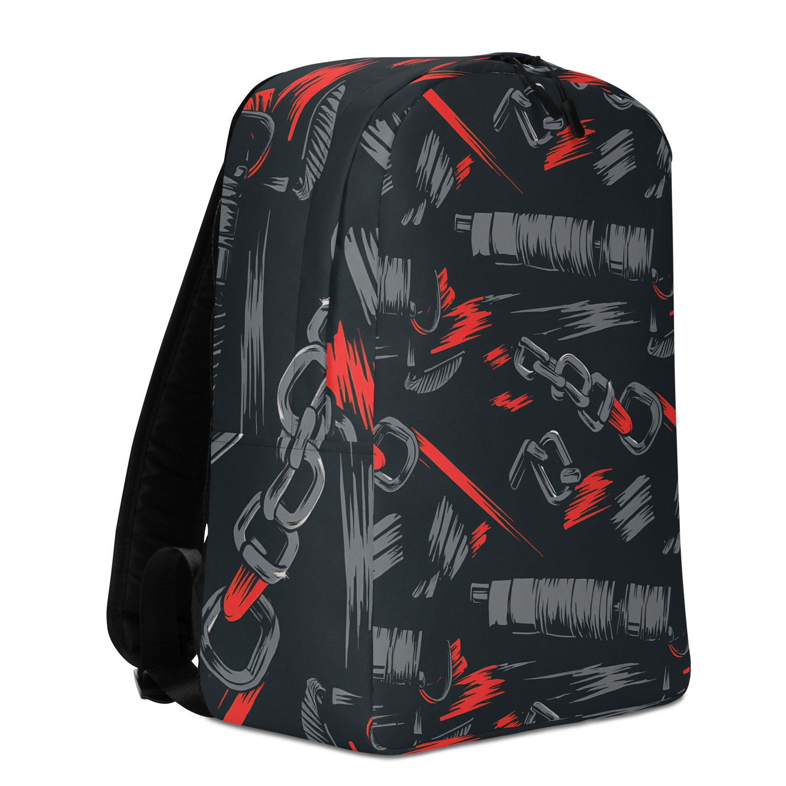 Plecak outdoor z motywem sprzętu wspinaczkowego| Zarn.pl Plecak outdoor z motywem sprzętu wspinaczkowego - obrazek 5