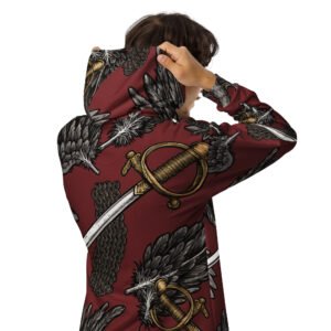 męska bluza z motywem historycznego uzbrojenia