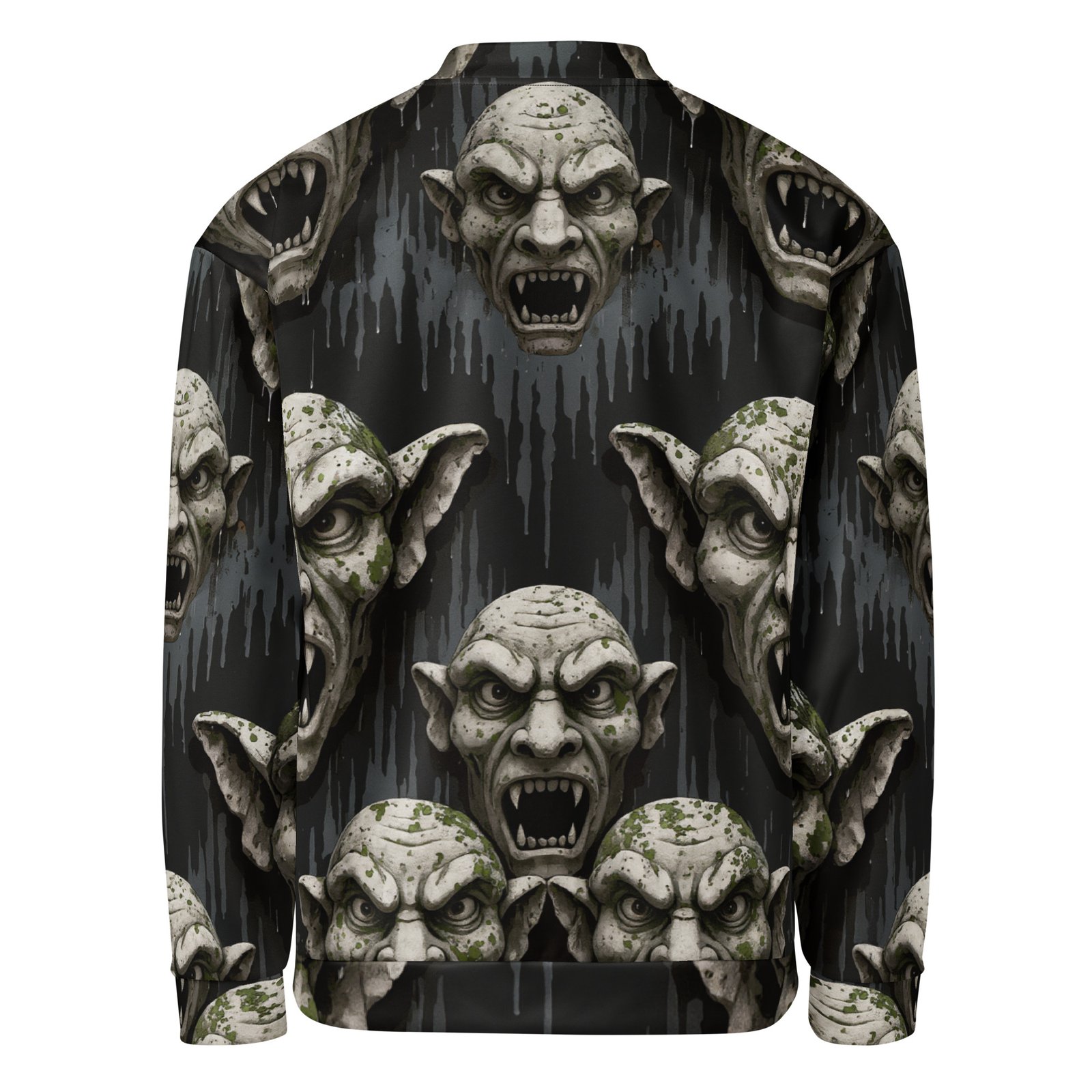 Męska bluza bomber z grafiką potworów grozy| Zarn.pl Męska bluza bomber z grafiką potworów grozy - obrazek 3