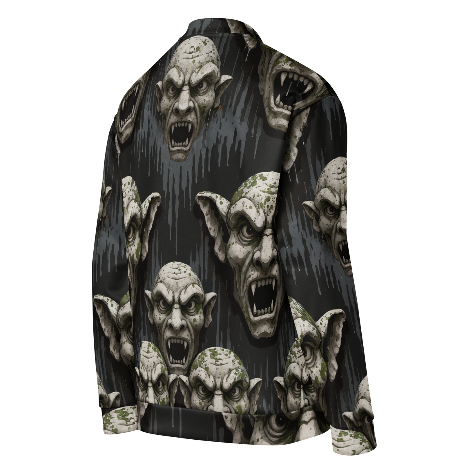 Męska bluza bomber z grafiką potworów grozy| Zarn.pl Męska bluza bomber z grafiką potworów grozy - obrazek 5