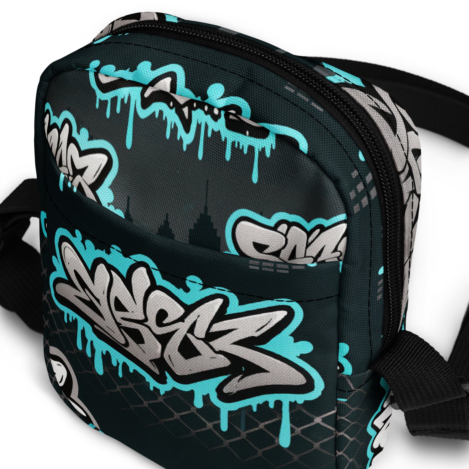 Torba na ramię z grafiką graffiti w stylu street art| Zarn.pl Torba na ramię z grafiką graffiti w stylu street art - obrazek 11