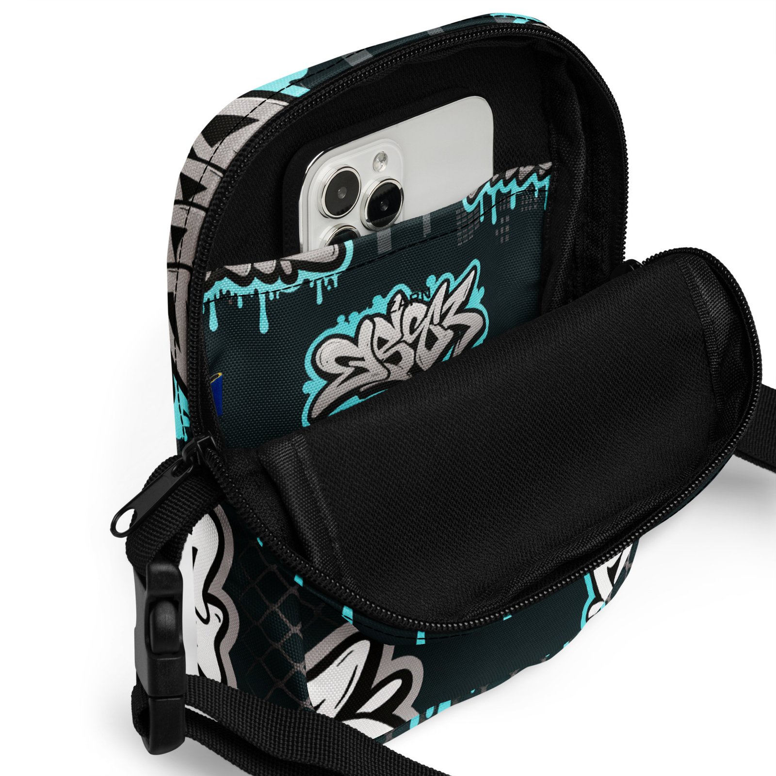 Torba na ramię z grafiką graffiti w stylu street art| Zarn.pl Torba na ramię z grafiką graffiti w stylu street art - obrazek 12